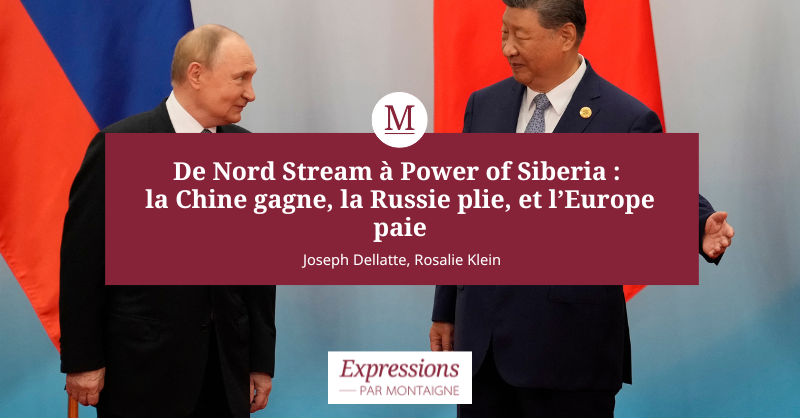 ノースストリームからシベリアの力まで：中国が勝ち、ロシアの折り畳み、ヨーロッパが支払う