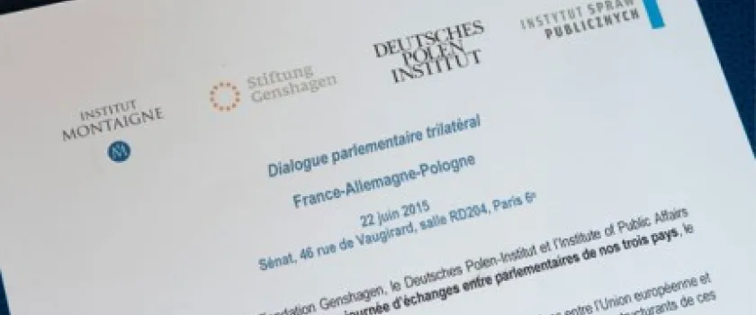 Retour sur : Dialogue parlementaire France-Allemagne-Pologne