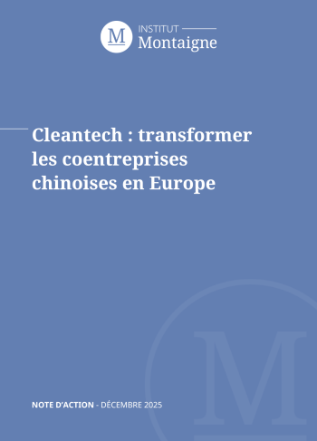 <p><strong>Cleantech : transformer </strong><br />
<strong>les coentreprises chinoises </strong><br />
<strong>en Europe</strong></p>
