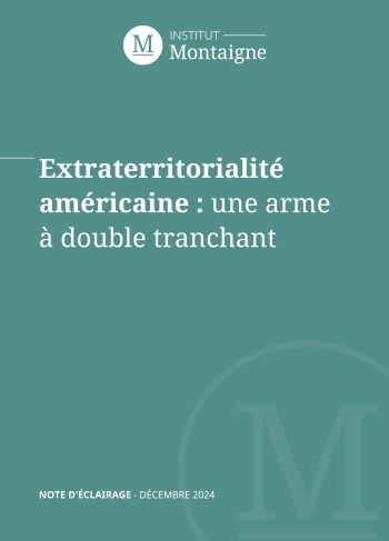 <p><strong>Extraterritorialité américaine : </strong><br />
une arme à double tranchant</p>
