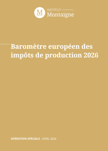 <div><strong>Baromètre européen des</strong><br />
<strong>impôts de production 2026</strong></div>

<div>Cinquième édition</div>
