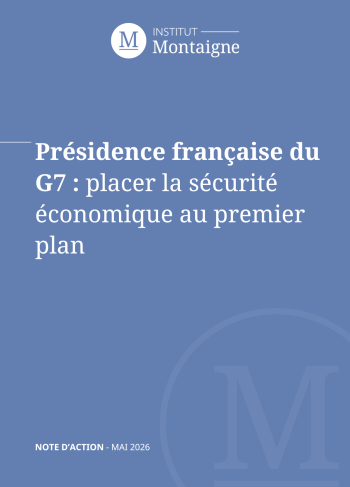 <p><strong>Présidence française du G7</strong> :&nbsp;<br>placer la sécurité&nbsp;<br>économique au premier<br>plan</p>
