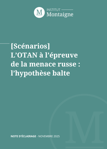 <p><strong>[Scénarios]<br />
L’OTAN à l’épreuve de la menace<br />
russe : l’hypothèse balte</strong></p>
