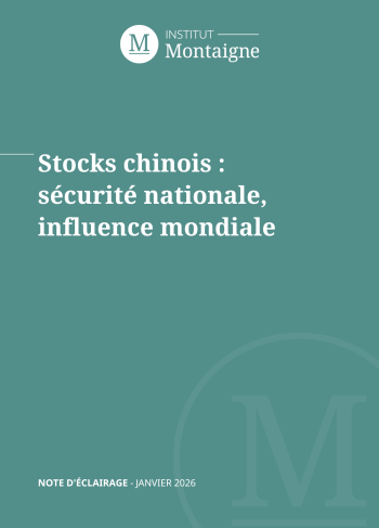 <p><strong>Stocks chinois : sécurité nationale, influence mondiale</strong></p>
